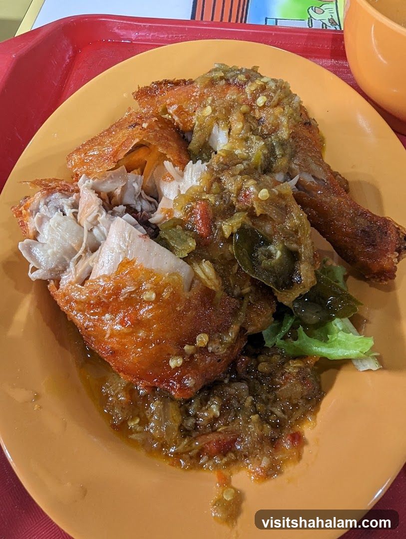 Fried Chicken with Sauce