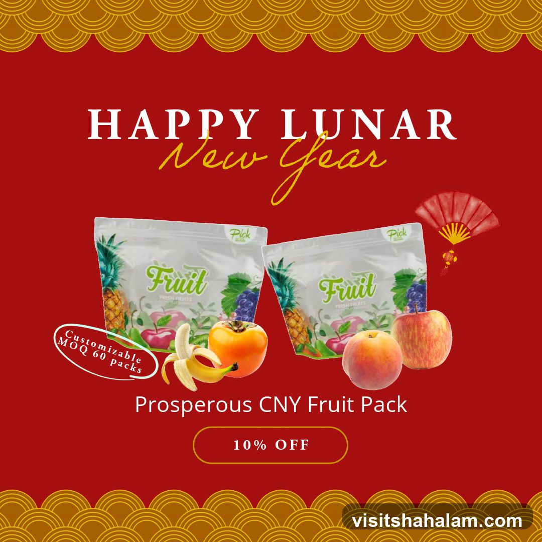 Happy Lunar New Year Fruit Pack Promotion