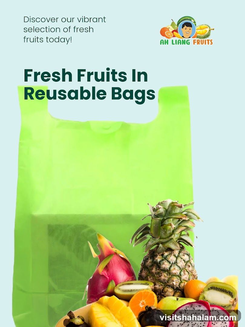 Fresh Fruits In Reusable Bags