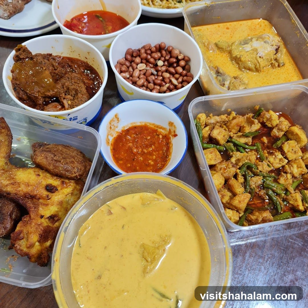Assortment of Malaysian Dishes
