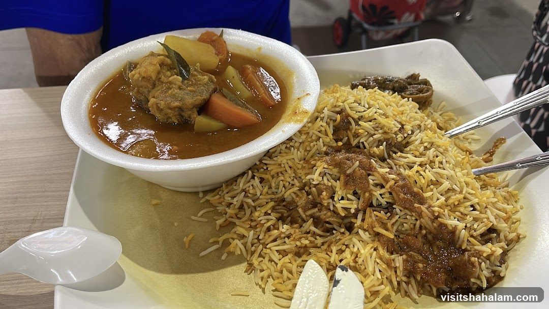 Chicken Curry with Biryani