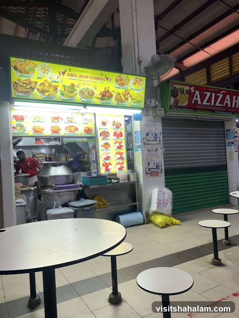 Food Stall with Menu