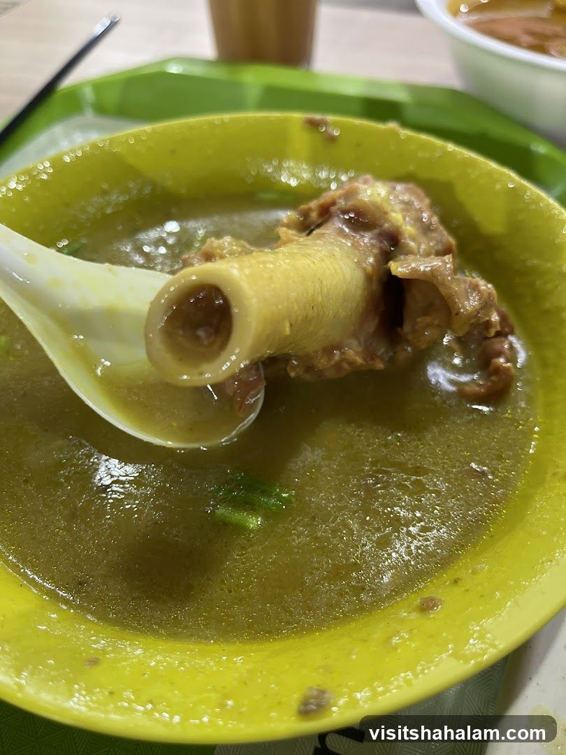 Bowl of Soup with Bone