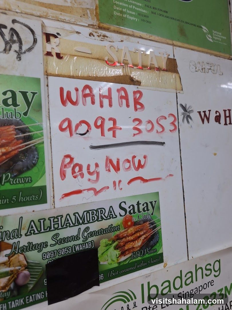 Satay Stall Information