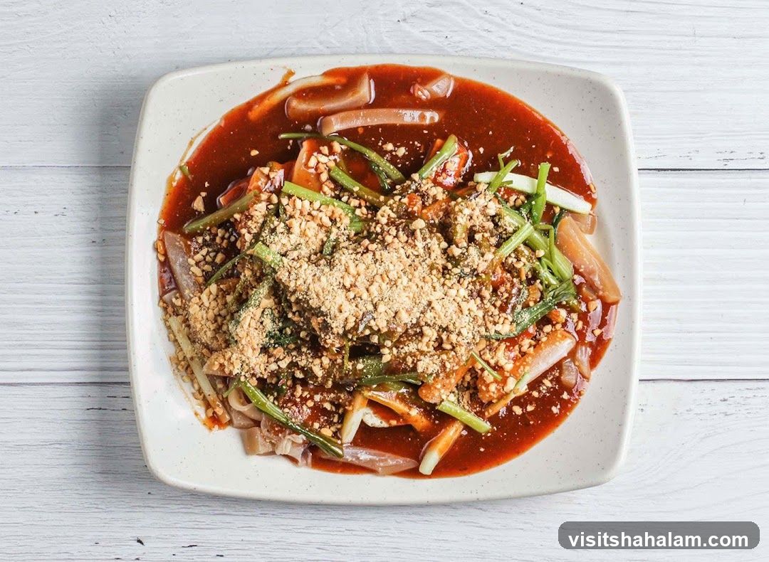 A plate of rojak