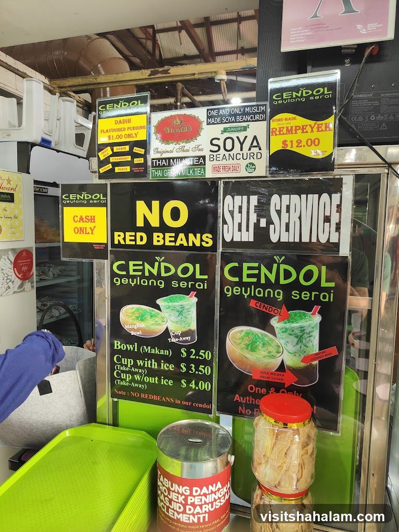 Food stall signage