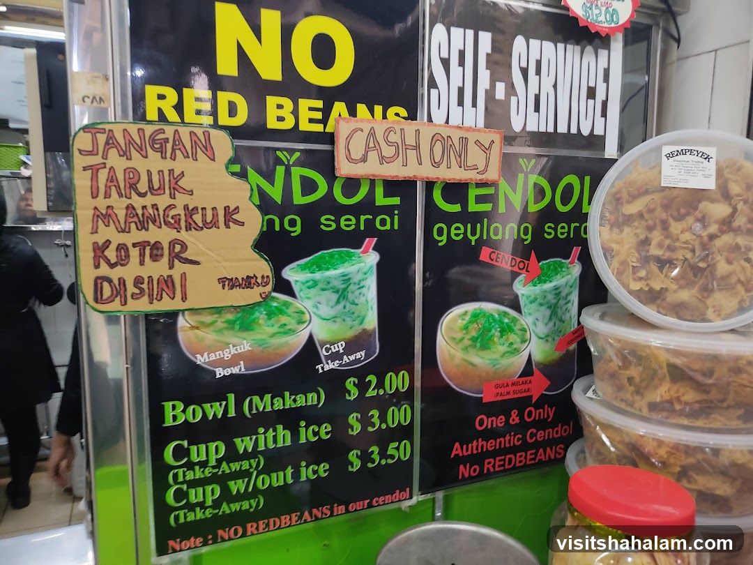 Cendol and Rempeyek Stall