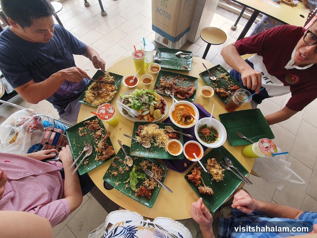People eating a meal