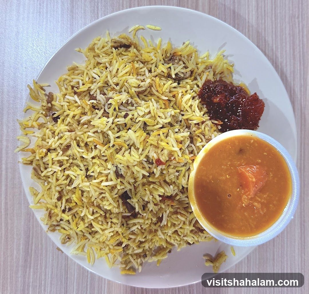 Biryani with Side Dishes