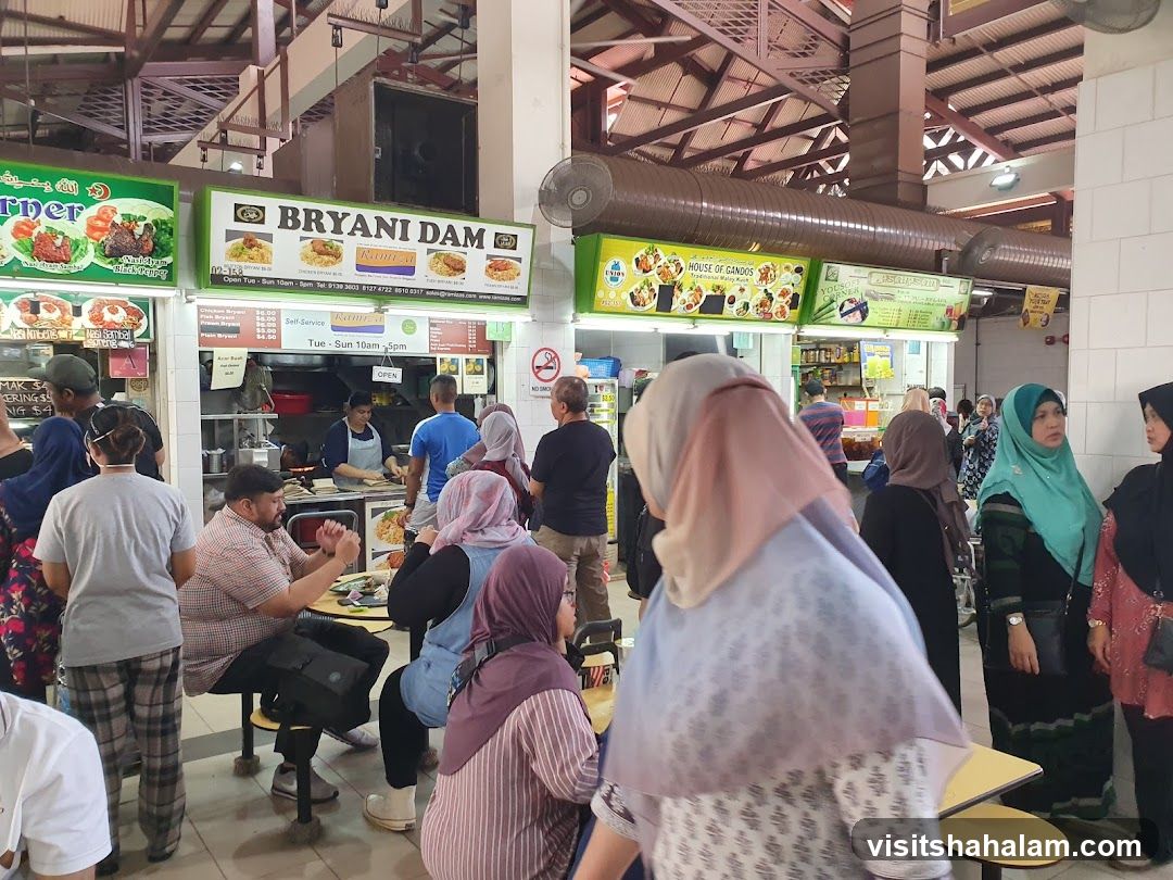 Food court stalls