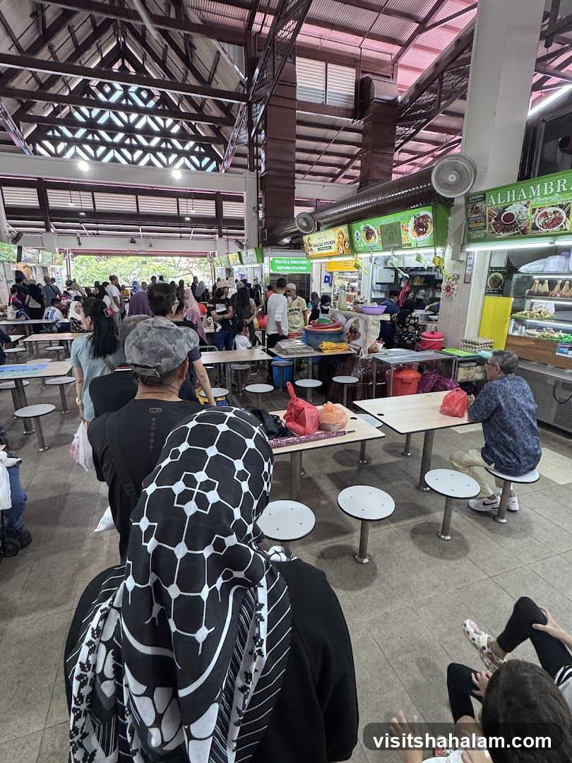 Busy Food Court