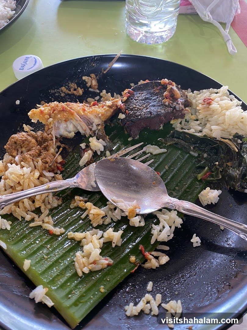 Partially Eaten Meal