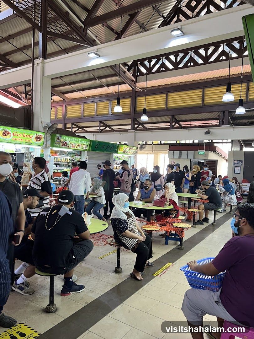 Hawker Centre with Diners