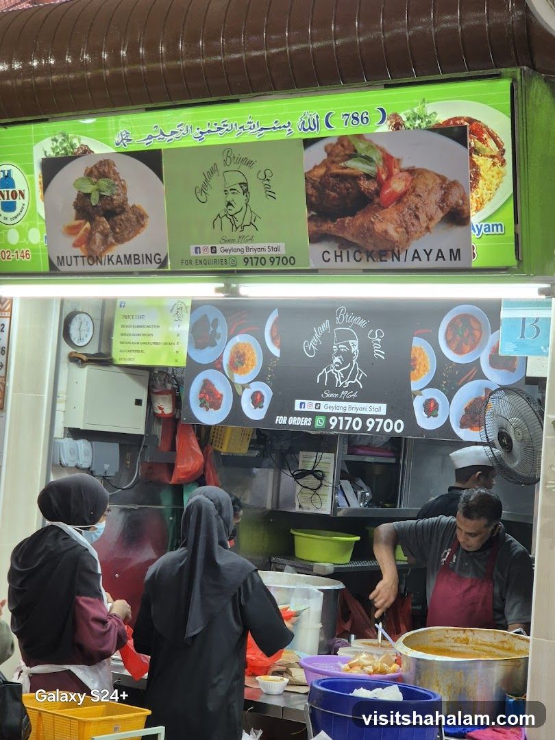 Geylang Briyani Stall Food Stall