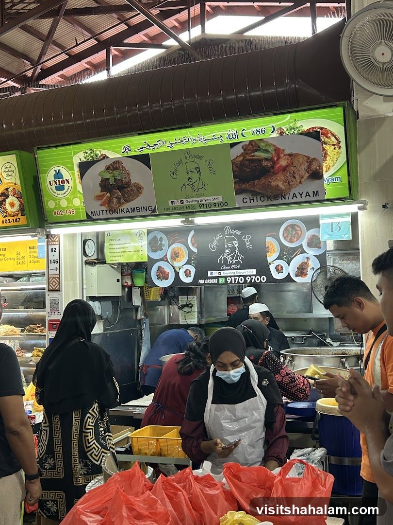 Food Stall with Menu