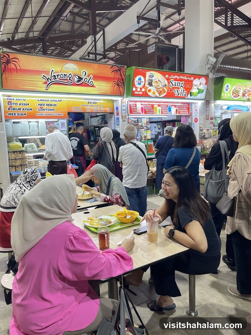 Food court stalls