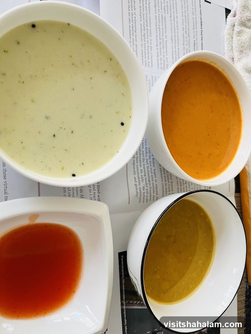 Four Bowls of Soup