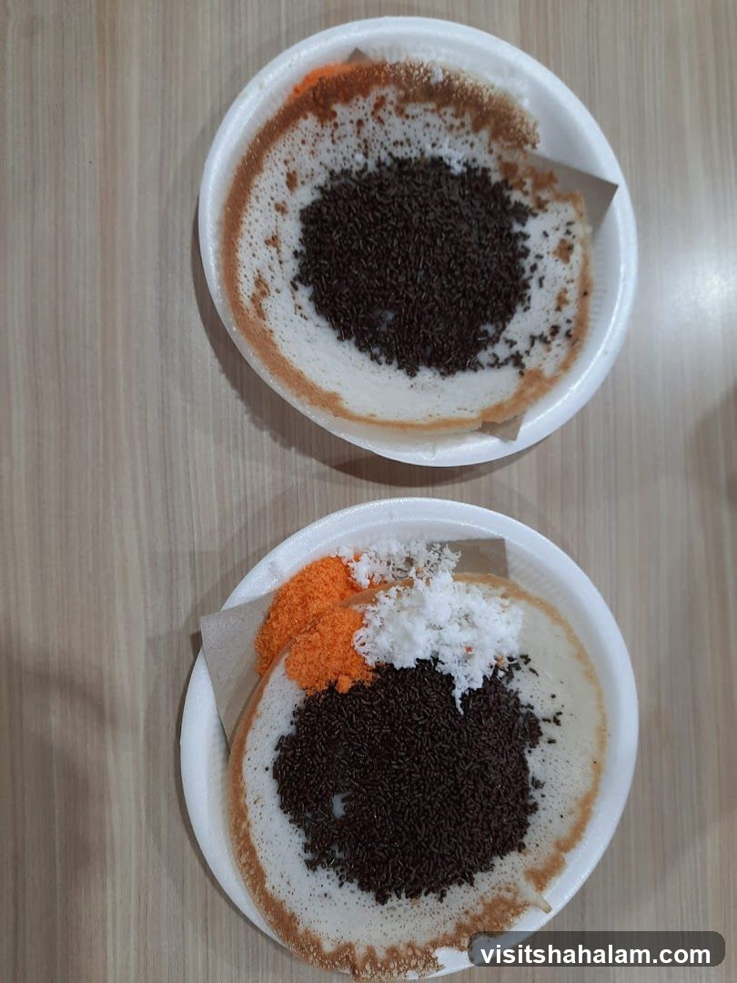 Two Indonesian Kuih Apam Balik