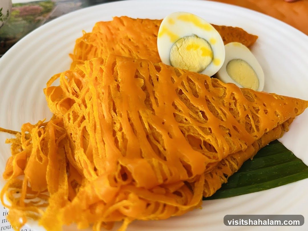 Savory Crepe with Hard-Boiled Eggs
