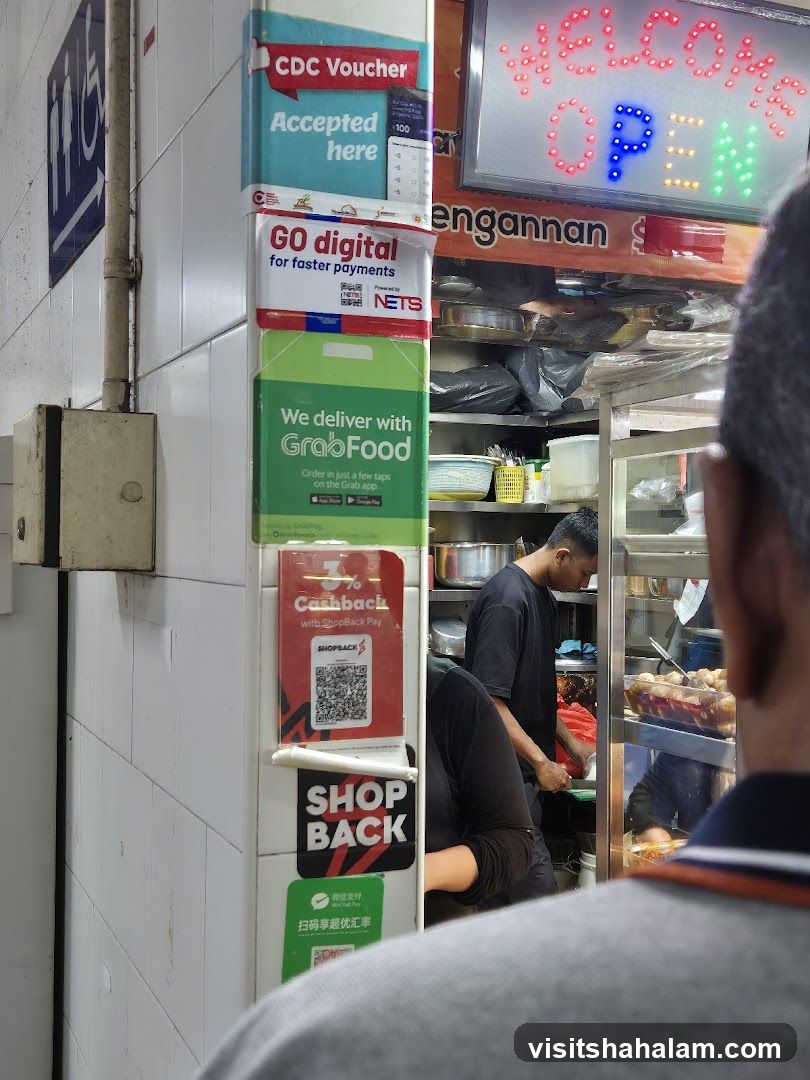Food Stall with Delivery and Payment Options