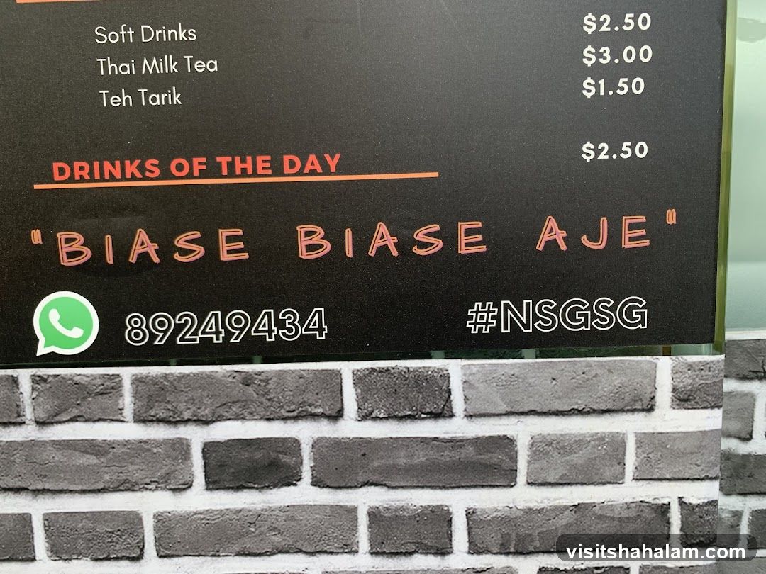 Drinks Menu