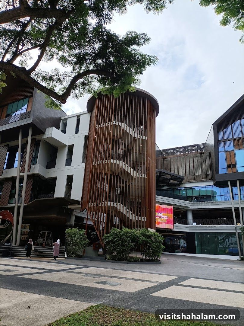 Modern Building with Outdoor Staircase
