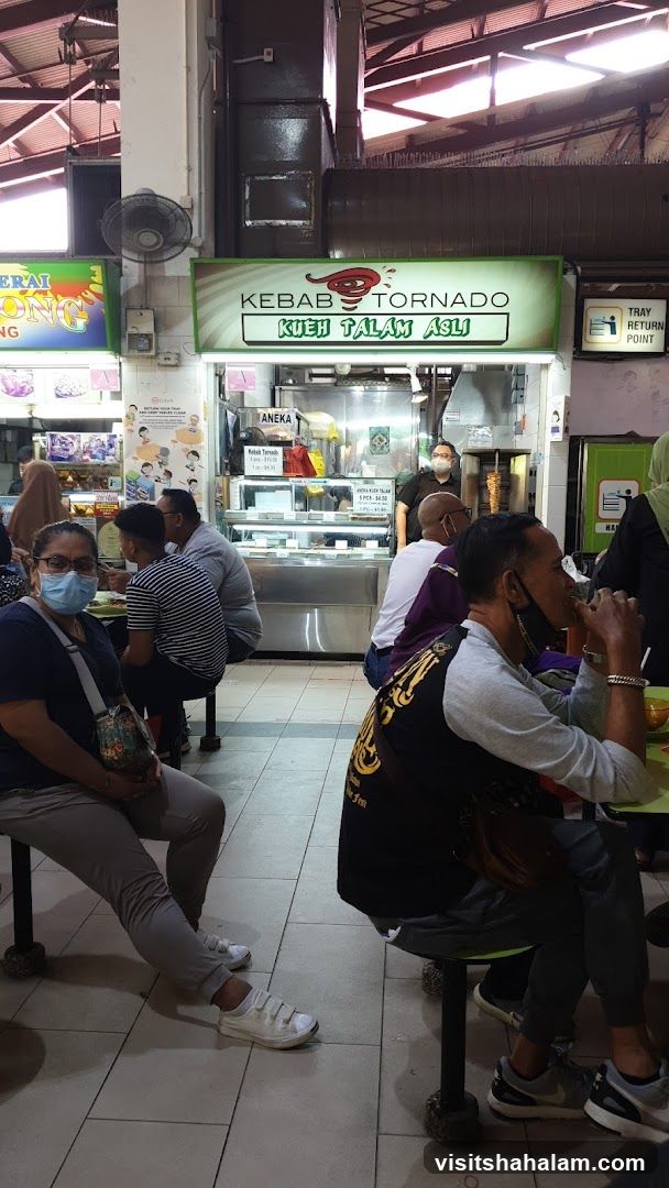 Food Stall with Kebab Tornado and Kueh Talam Asli