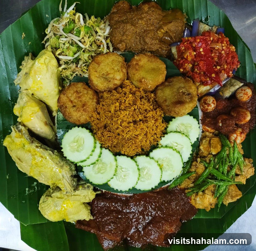Platter of Malaysian Cuisine