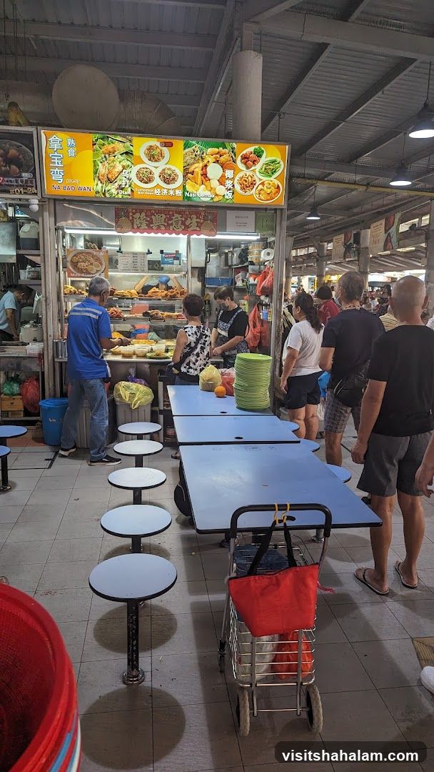Food Stall with Seating Area