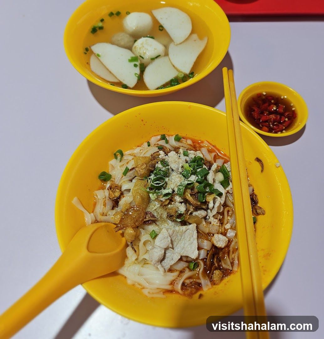 Noodle Soup and Side Dish