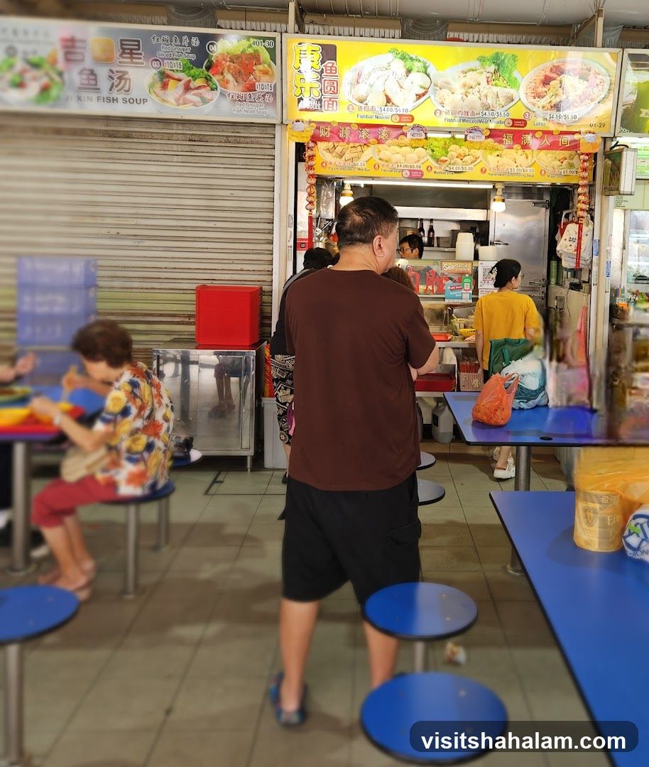 Food Stall with Menu