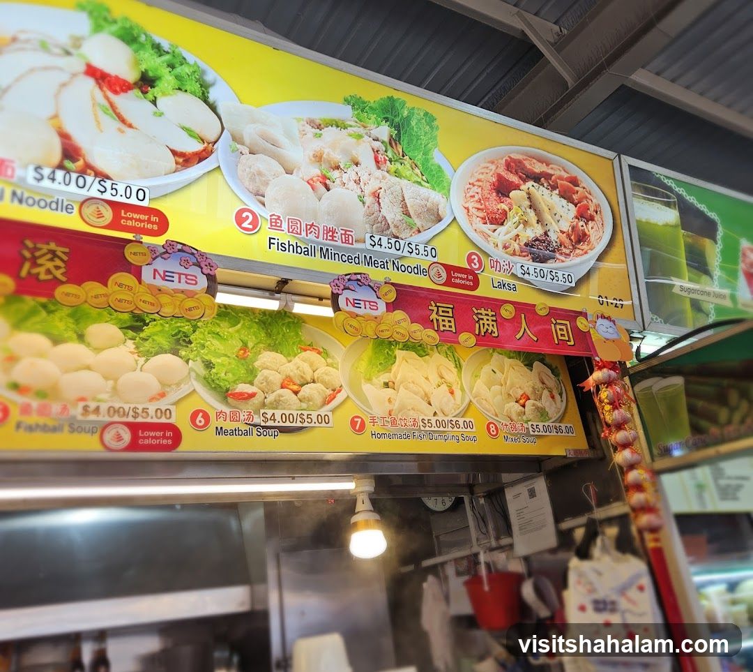 Food Stall Menu