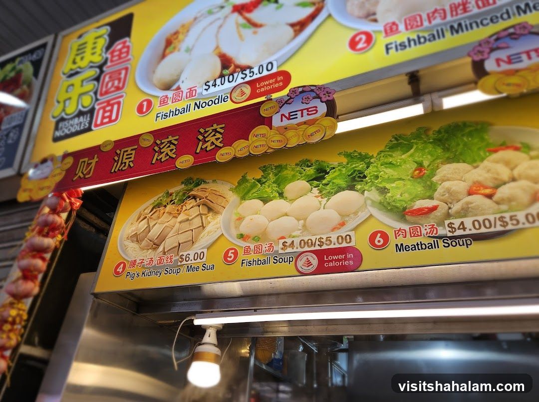 Food Stall Menu