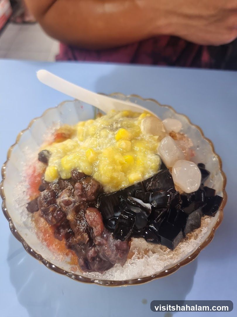 Dessert with Shaved Ice