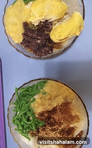 Desserts with Durian and Chendol