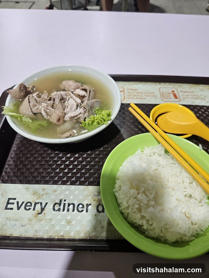 Pork Rib Soup with Rice