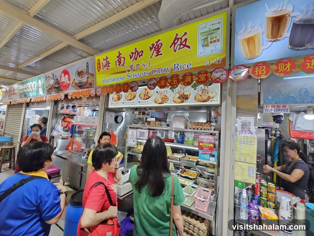 Hainanese Scissors Curry Rice Stall