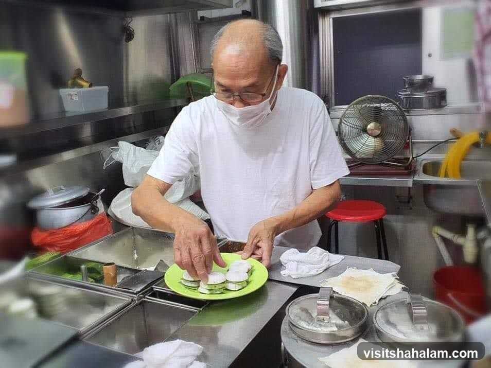 Man preparing food