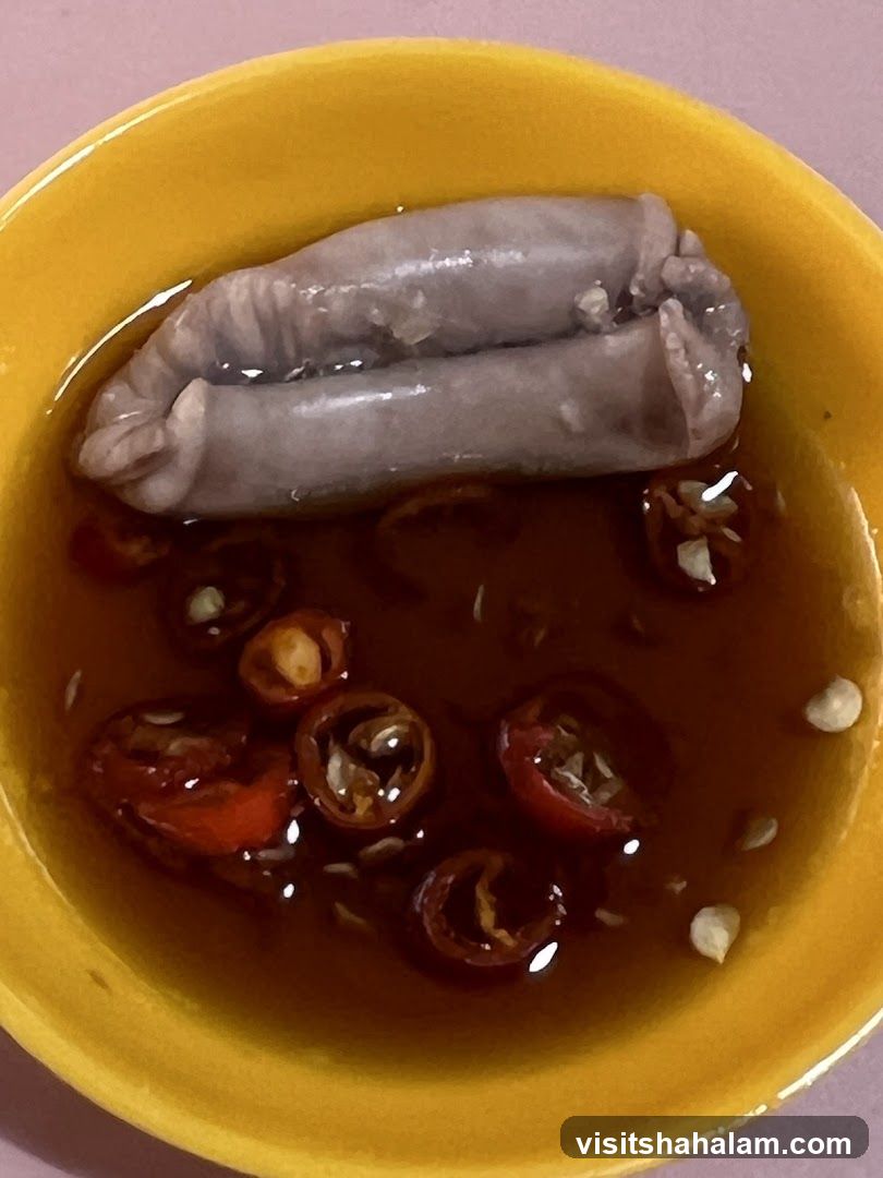 Sausage with Chili Sauce
