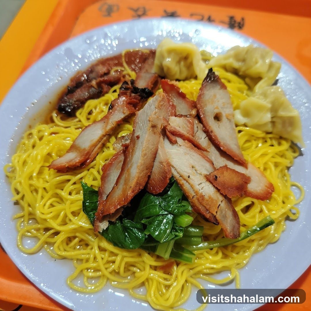 Noodles with Char Siu and Wontons