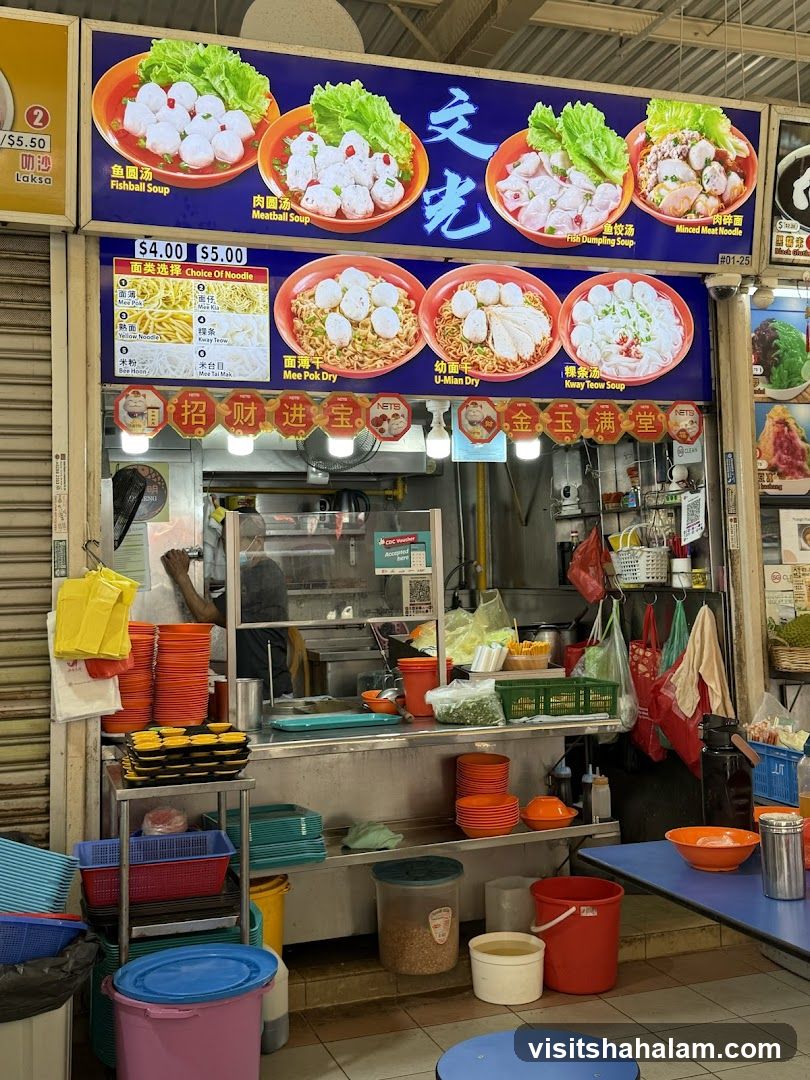 Food Stall with Menu
