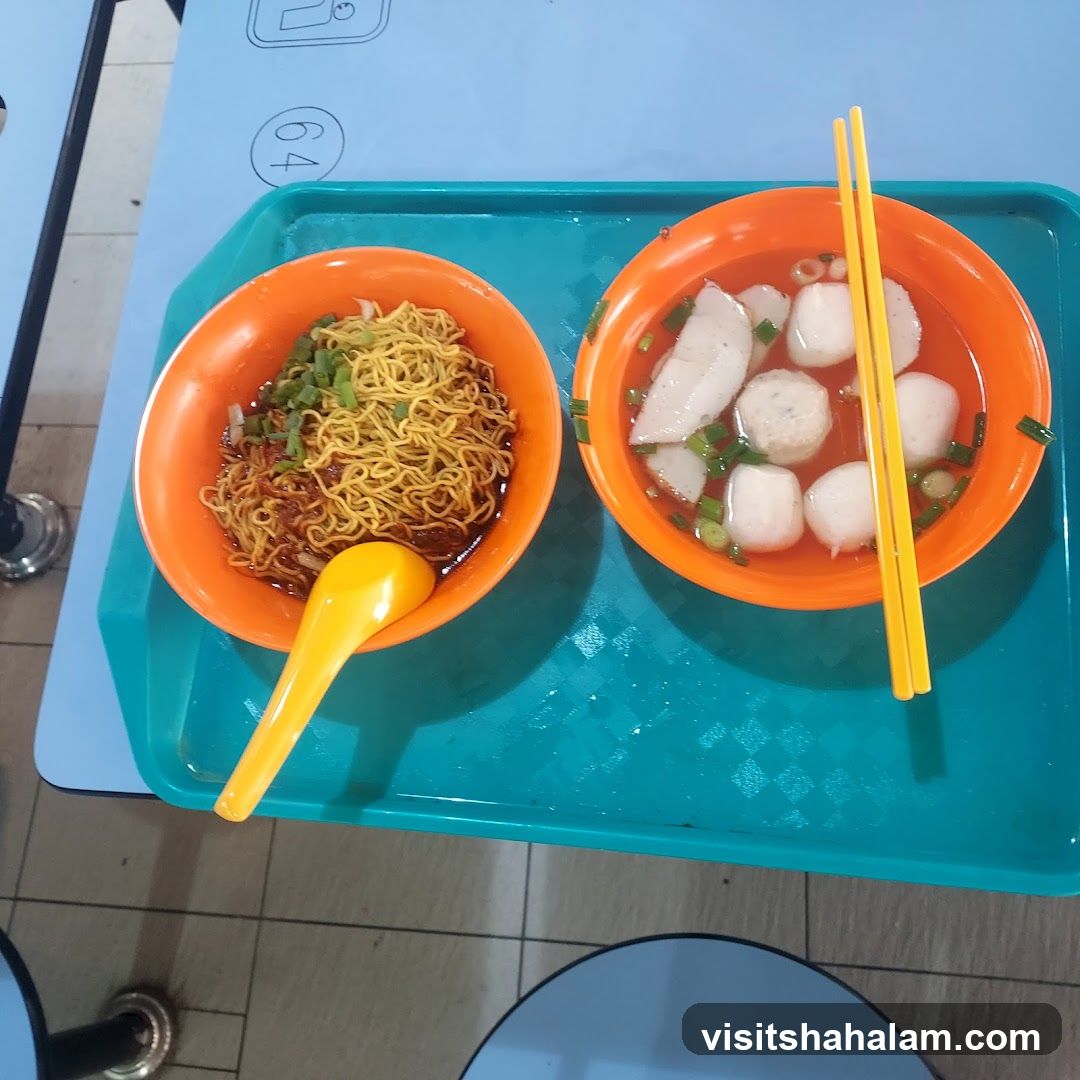 Noodles and Fishball Soup