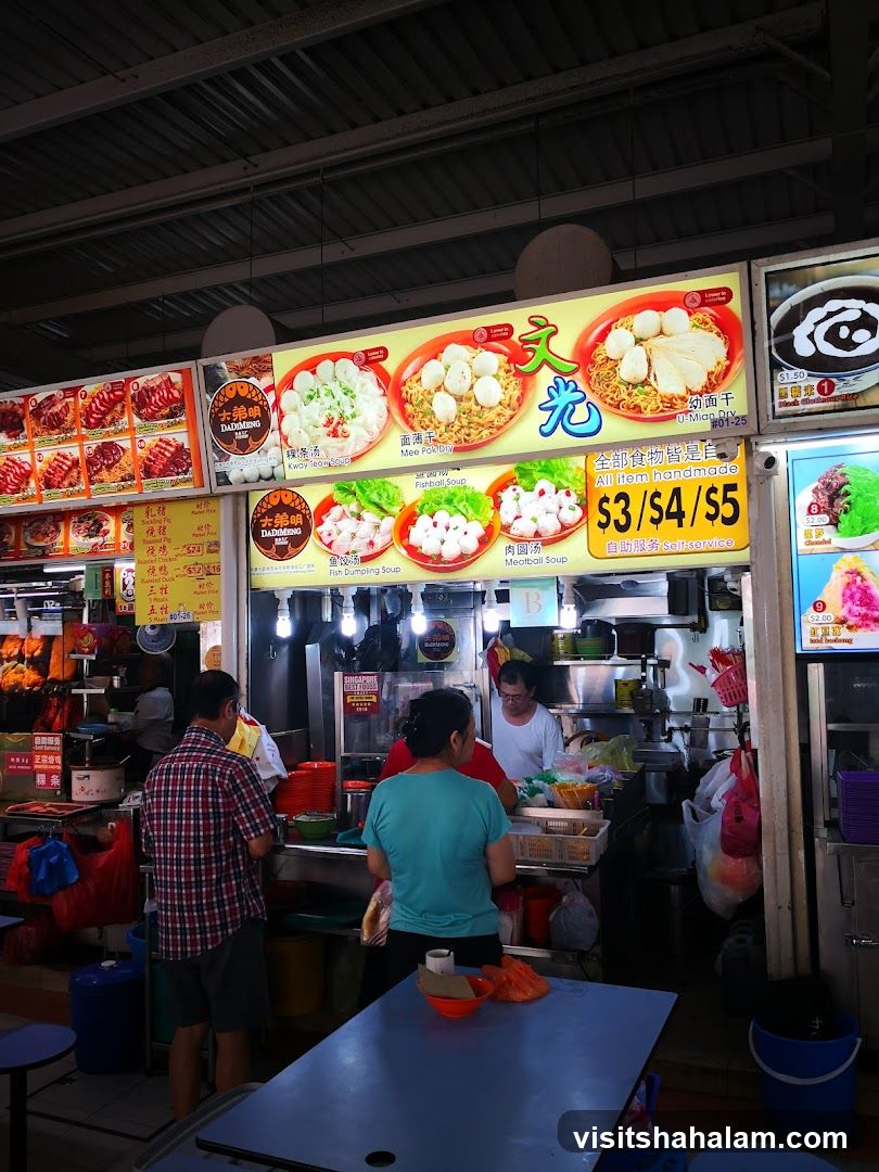 Food Stall with Menu Displays