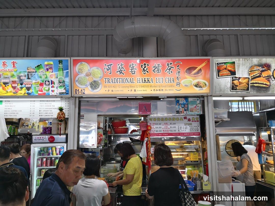 Food Stall with Menu and Drinks