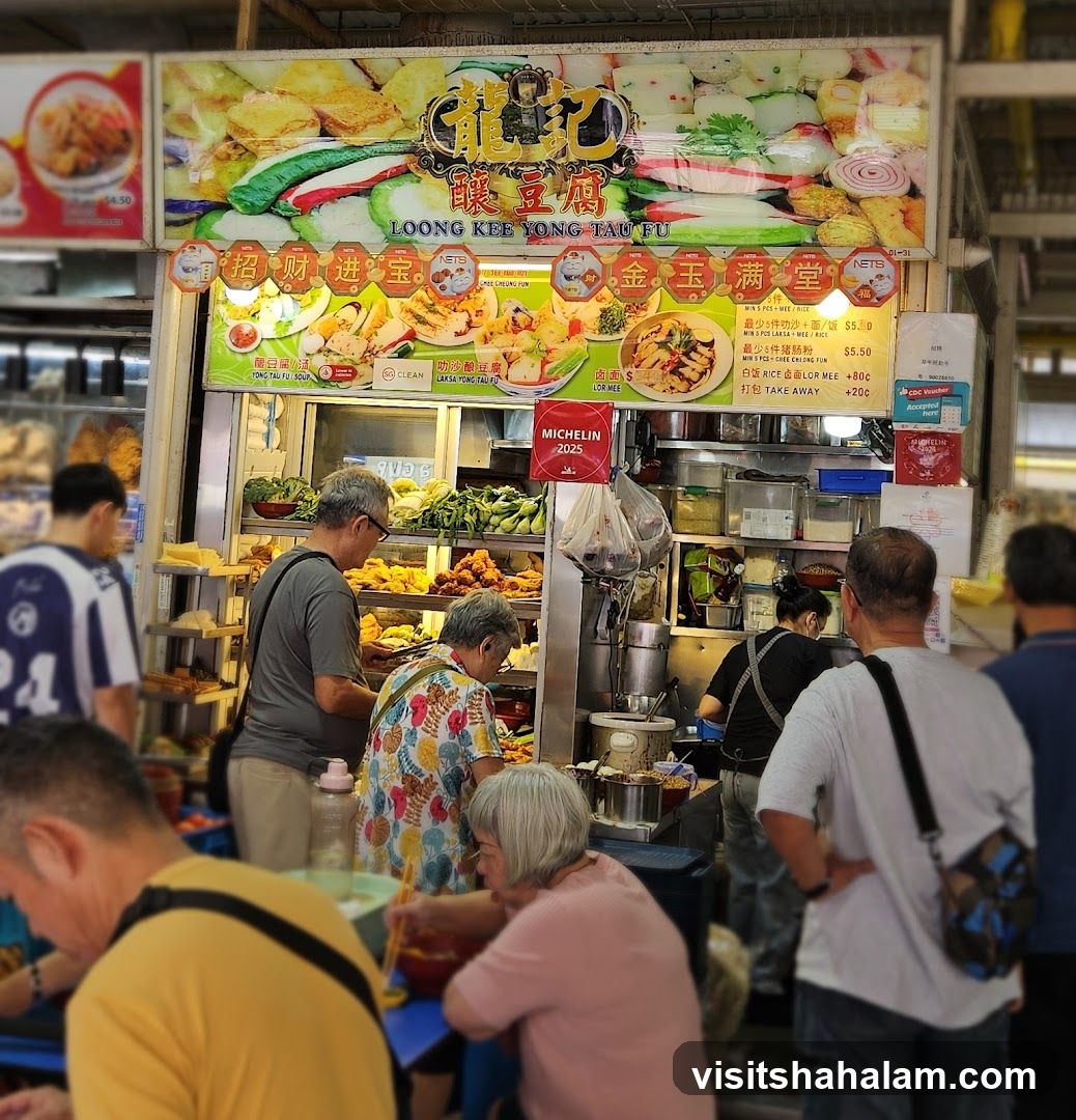 Food stall with Yong Tau Fu