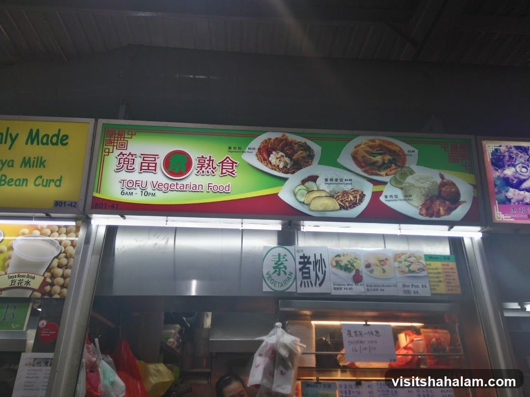 Tofu Vegetarian Food Stall