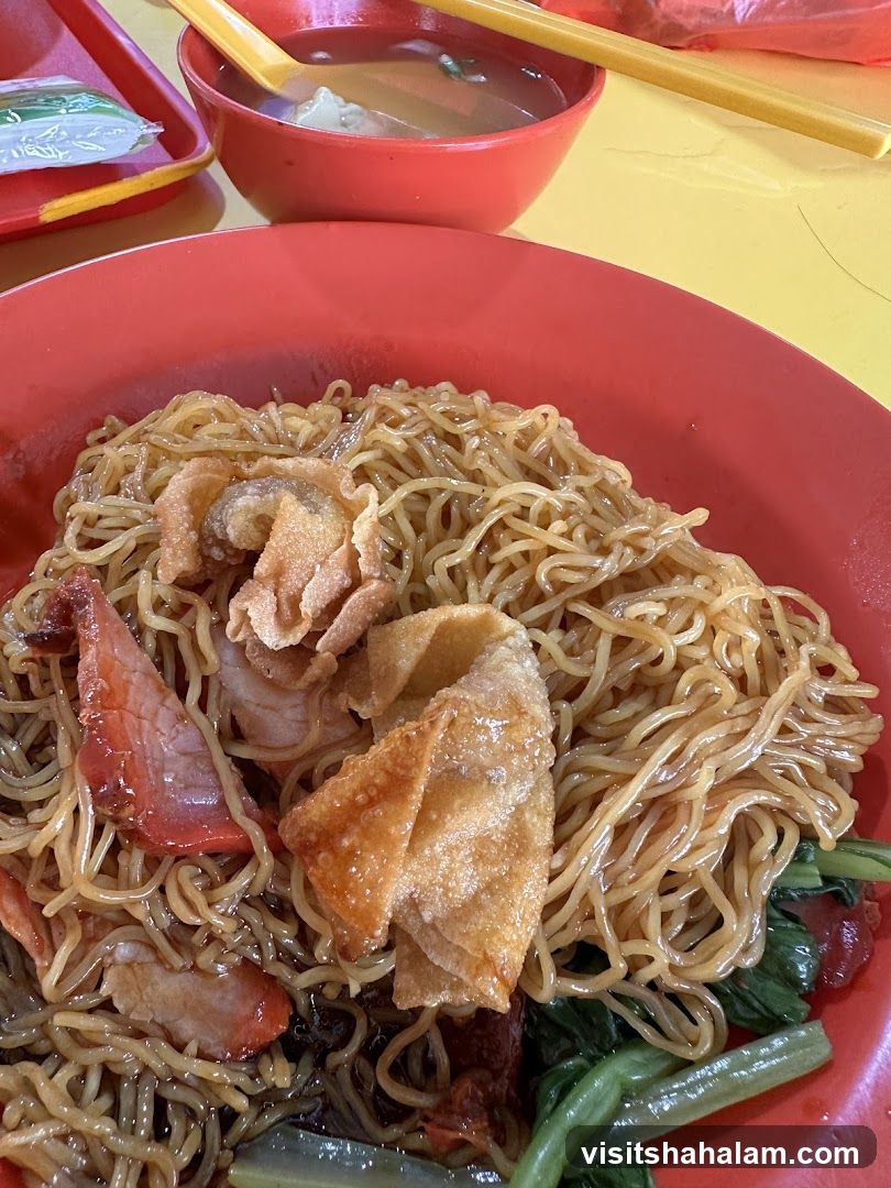 Noodles with Char Siu and Wontons