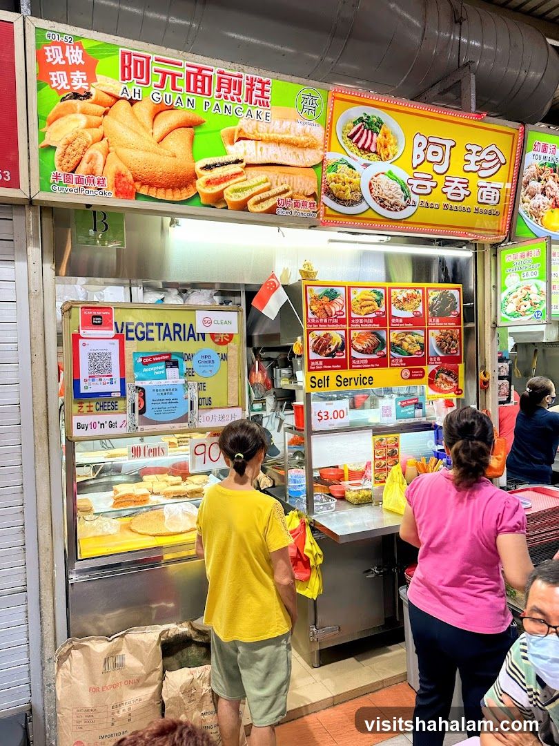 Ah Guan Pancake and Ah Zhen Wanton Noodle Stall