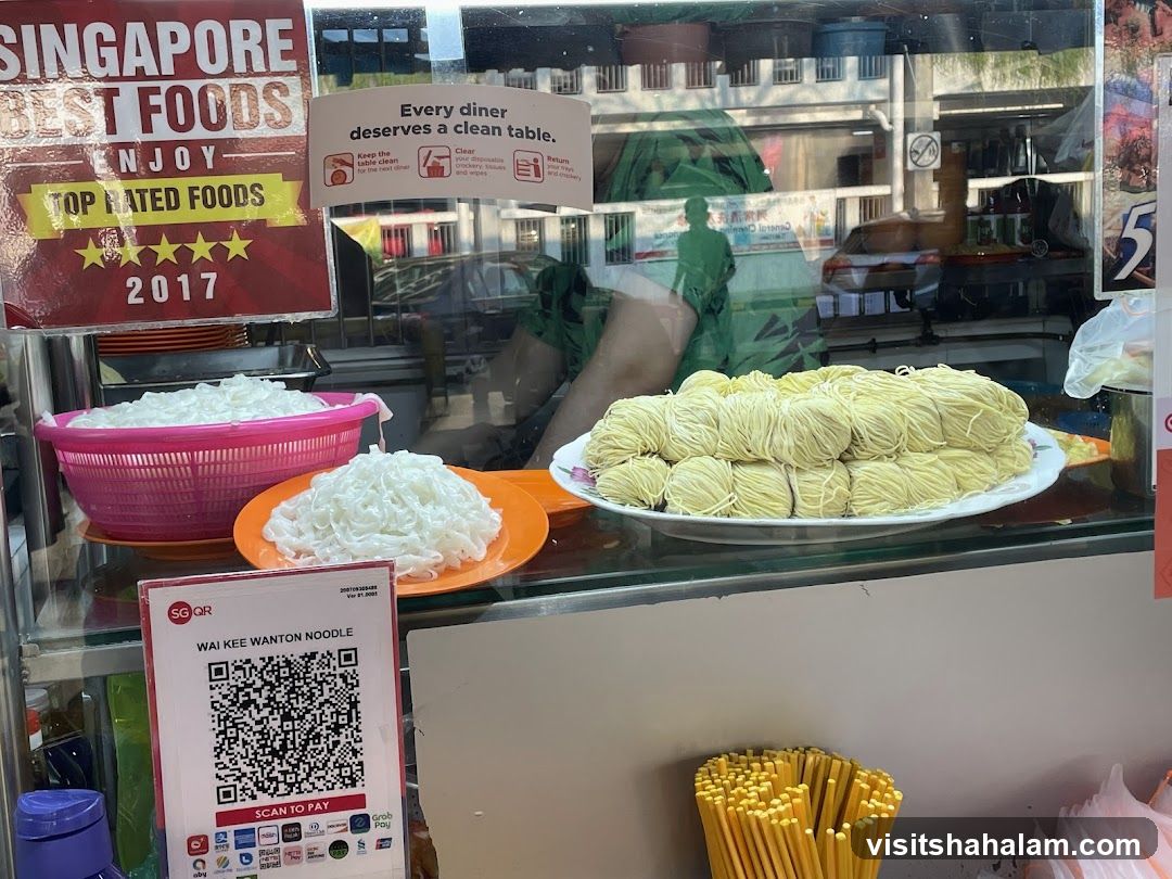 Noodle Stall Display