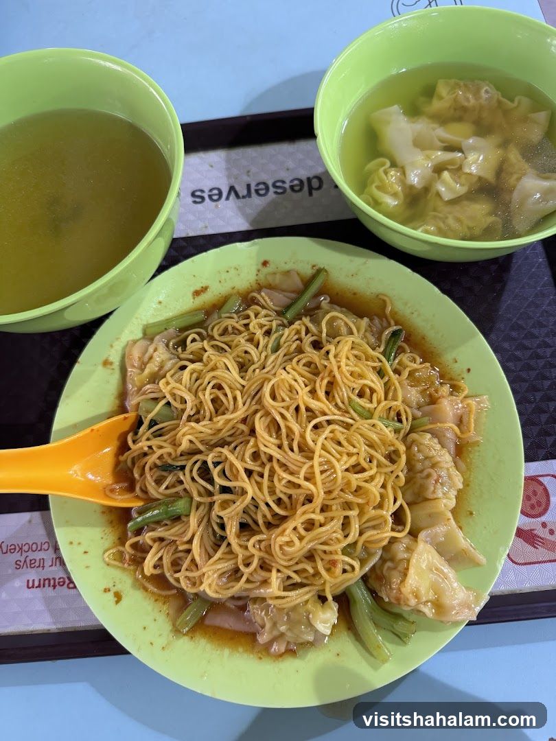 Noodles with Wontons